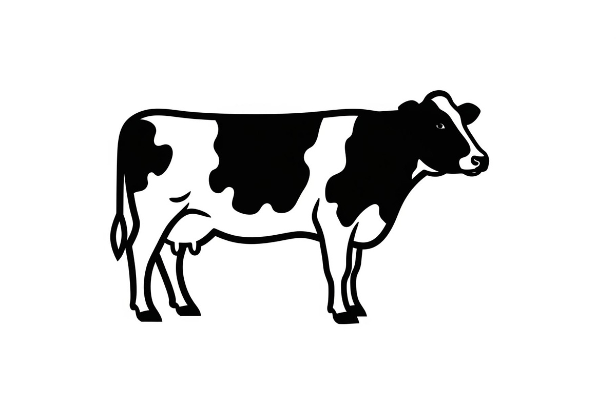Farm Cow Silhouette Vector Bundle, an Illustration by Designs_River (Photo 10 of 51)