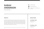 Word Resume/CV, a Resume Template by SlideCo (Thumbnail 5 of 6)