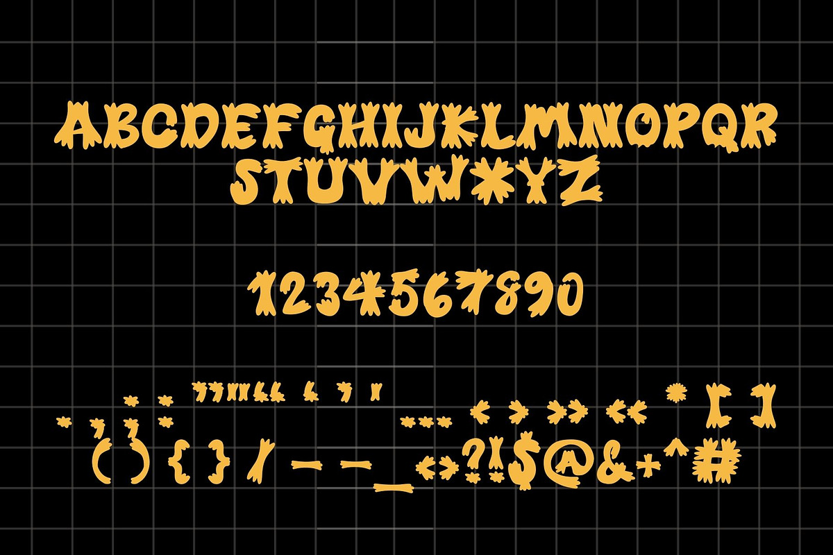 Spooky Wood is a Halloween font, a Handwritten Font by Brown Cupple (Photo 7 of 8)