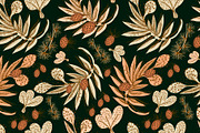 Forest plants Pattern, a Pattern Graphic by Polanika (Thumbnail 1 of 4)
