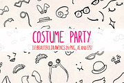 Costumes and Dress Up Vector Bundle, an Animal Illustration by Violet LeBeaux (Thumbnail 2 of 3)