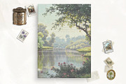 Riverbank Printable Vellum Overlay, a Stationery Template by SilverJoyAtelier (Thumbnail 2 of 2)