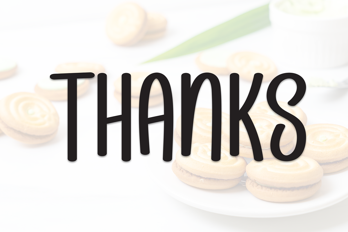 Sugar Cookies | Script Font, a Script Font by Scratchones (Photo 8 of 8)