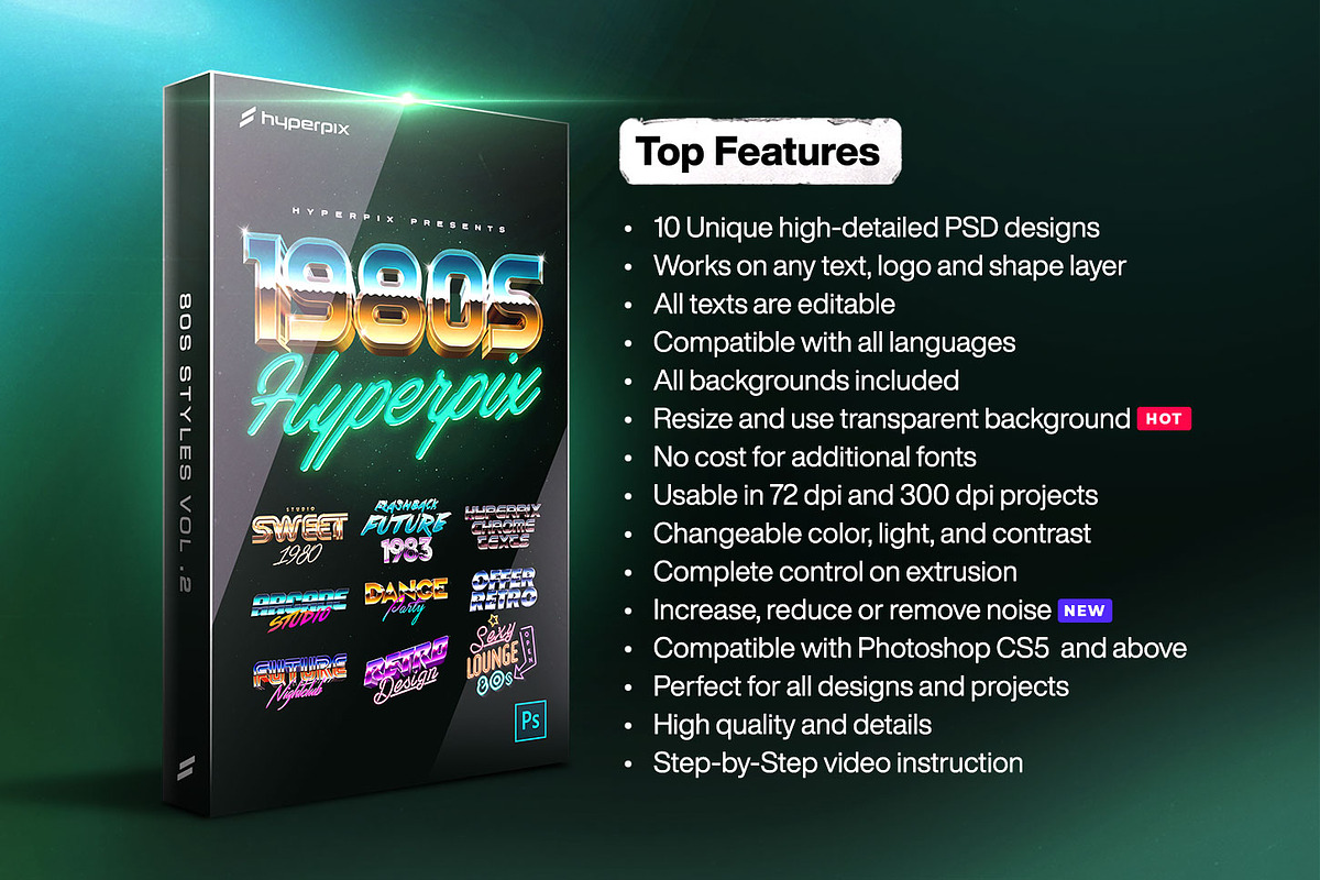 80s Text and Logo Effects Vol.2 preview 7