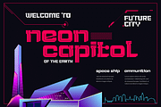 Gunec | Futuristic Font, a Serif Font by twinstd (Thumbnail 2 of 13)