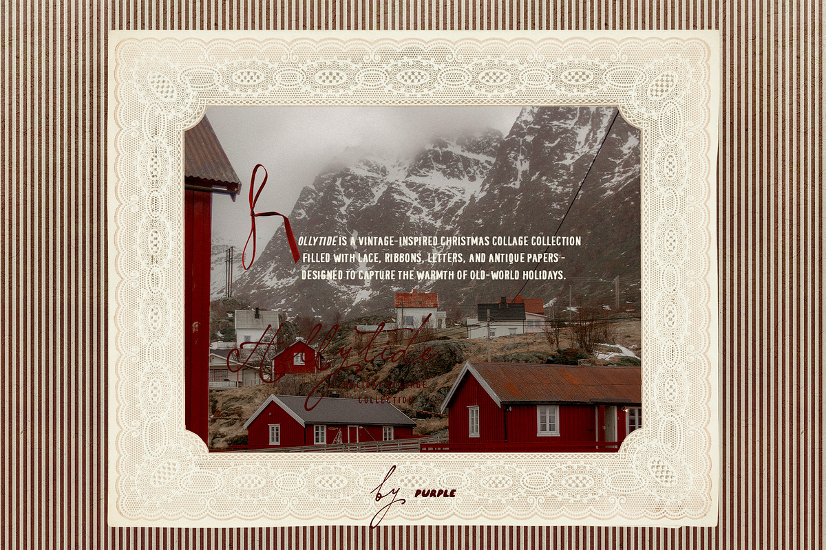 Vintage Christmas Collage, an Object Graphic by Purple (Photo 3 of 12)