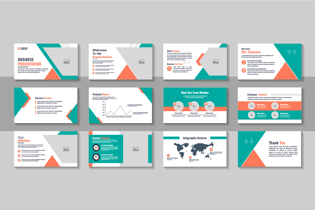 PowerPoint Presentation Template, a Presentation Template by Pavel_design