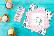 Ice Cream Font and Graphics Pack, a Script Font by Nadezda (Thumbnail 4 of 11)
