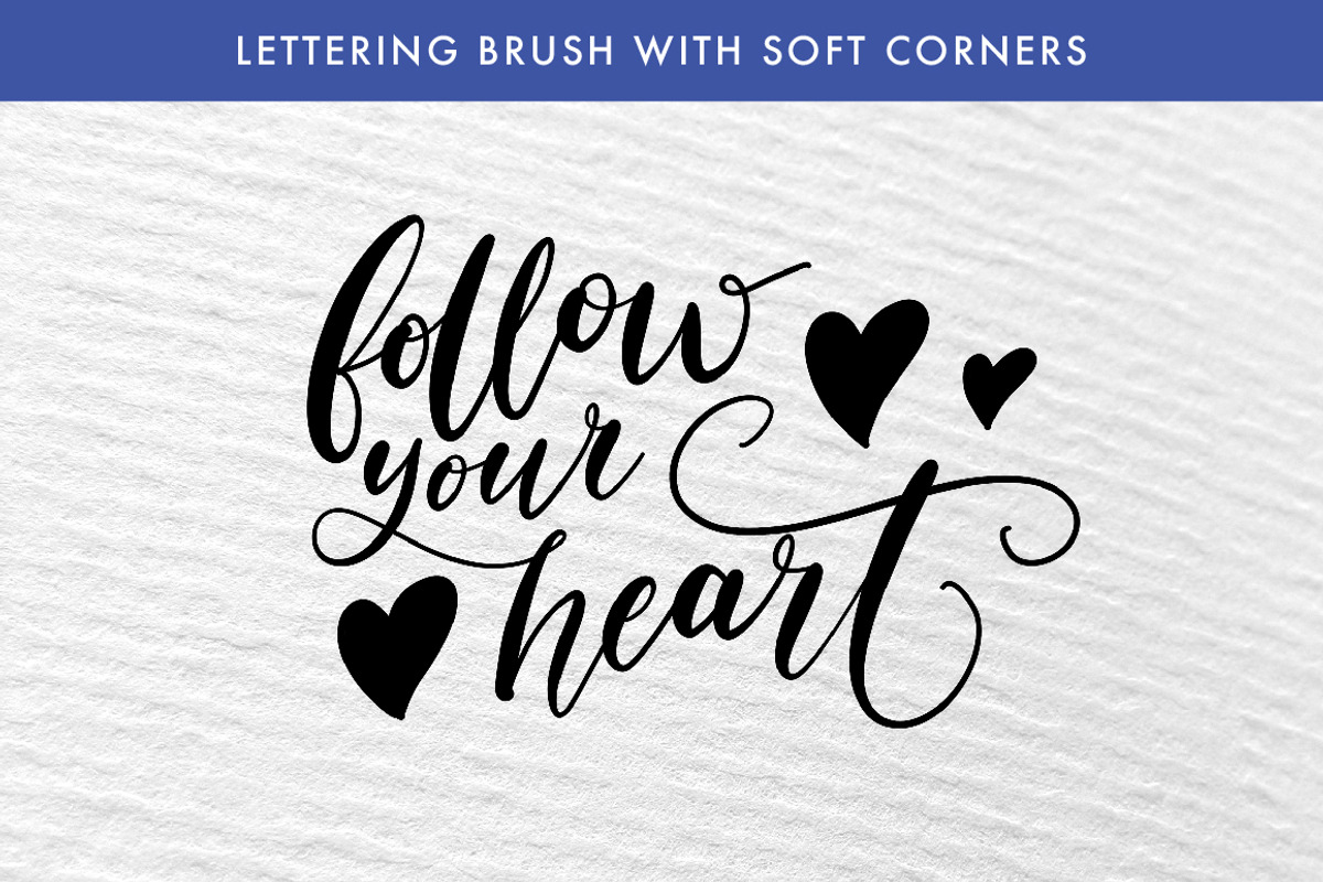 Procreate Lettering Brush - Rounded preview 2