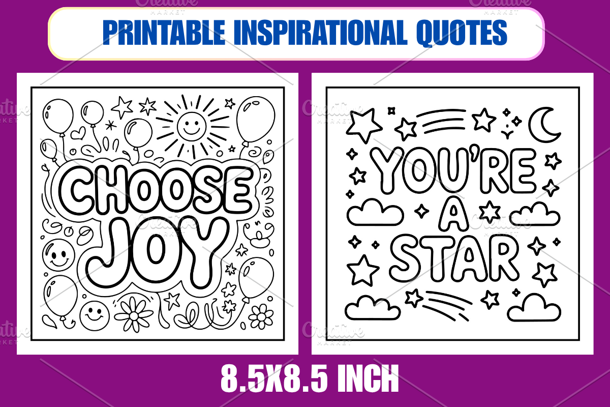 Motivational Quotes For Adult Vol-01, a Decorative Illustration by Coco Bloom (Photo 3 of 3)