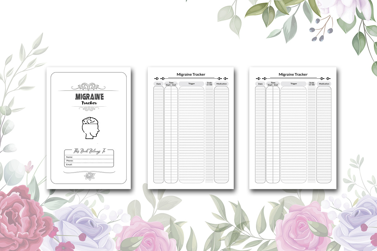 Migraine Tracker, a Stationery Template by design_hut (Photo 3 of 3)