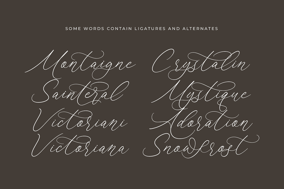 Anchesty Montaine Stylish Font, a Script Font by stylishtype.co (Photo 12 of 20)