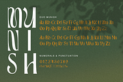 Munish, a Sans Serif Font by FactoryType Studio (Thumbnail 6 of 13)