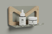 Cosmetic Cream Jar & Dropper Bottle, a Packaging Mockup by Pexelcorner (Thumbnail 7 of 9)