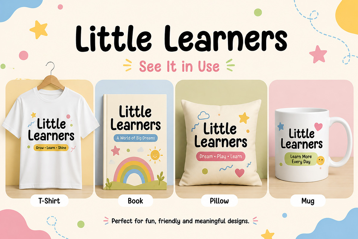 Little Learners, a Handwritten Font by Wow Magic (Photo 5 of 5)