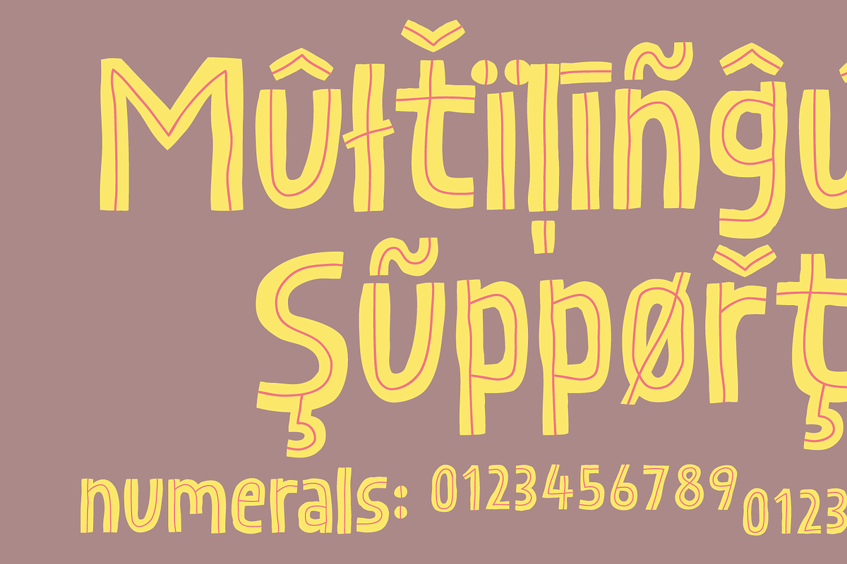 Cherry dance - let's party!, a Sans Serif Font by pizzadudedotdk (Photo 9 of 9)