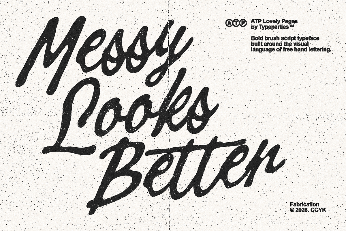 Lovely Pages - Brush Script Font, a Script Font by Typeparties (Photo 3 of 9)