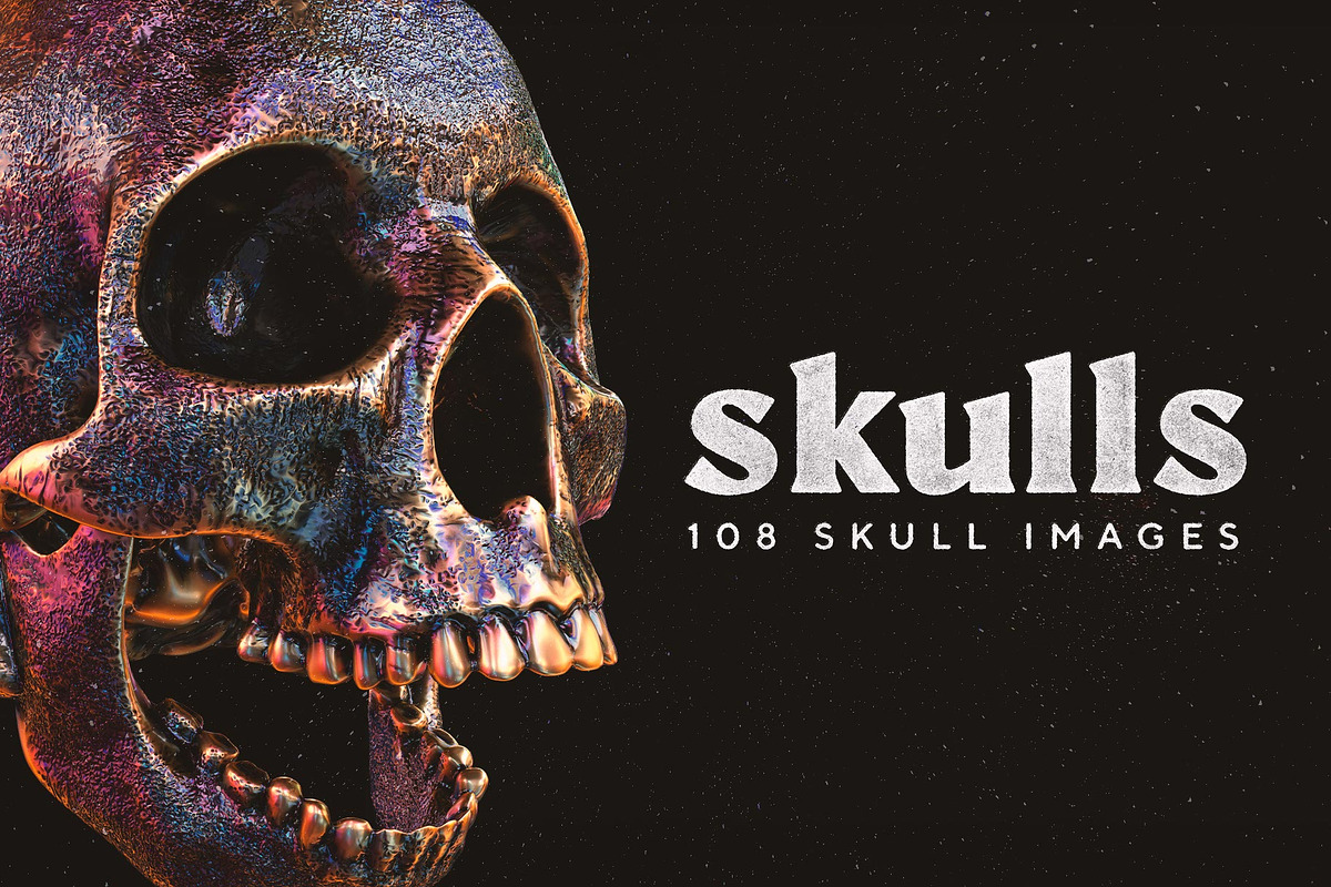 Skulls: 108 Skull Images, an Object Graphic by RuleByArt (Photo 1 of 16)