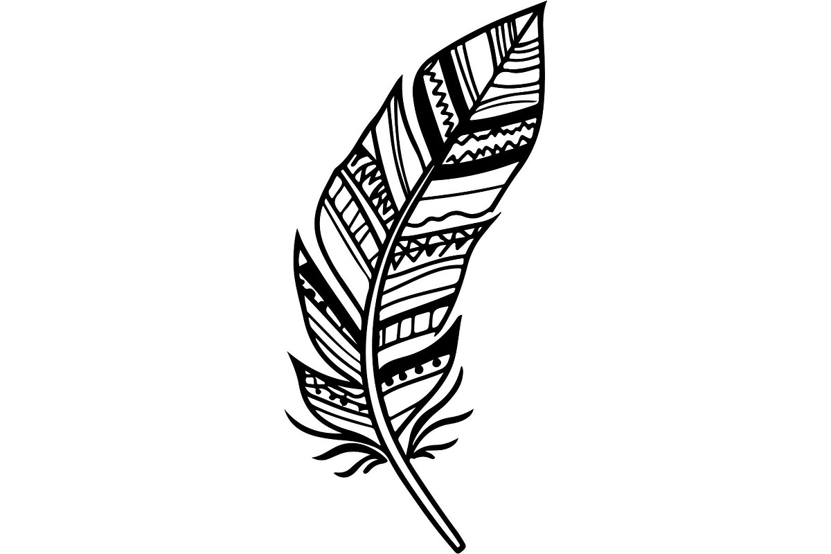 Feather SVG Bundle, an Object Graphic by Designer_Momina (Photo 14 of 18)