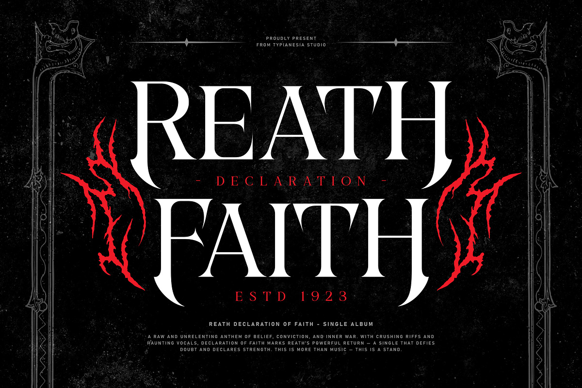 Rednoisr - Elegant Fantasy Serif, a Serif Font by Typia Nesia (Photo 6 of 13)