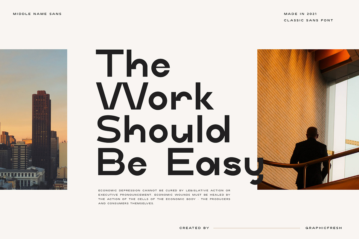 Middle Name - Minimal Classic Font, a Sans Serif Font by Graphicfresh (Photo 2 of 11)