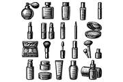 Vintage Makeup Cosmetics Set, an Object Graphic by RT Studio (Thumbnail 2 of 4)