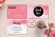 Watercolor Wedding Invitation Set, an Invitation Template by Aarley Kaiven (Thumbnail 5 of 5)