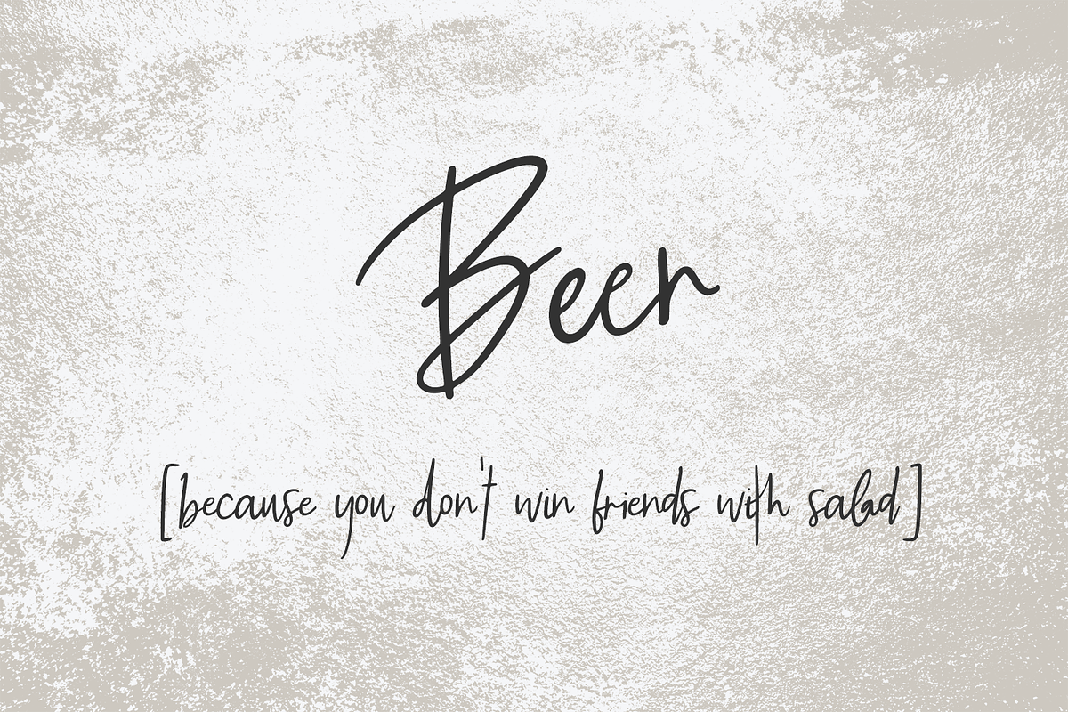 Brauhaus Signature Font preview 7
