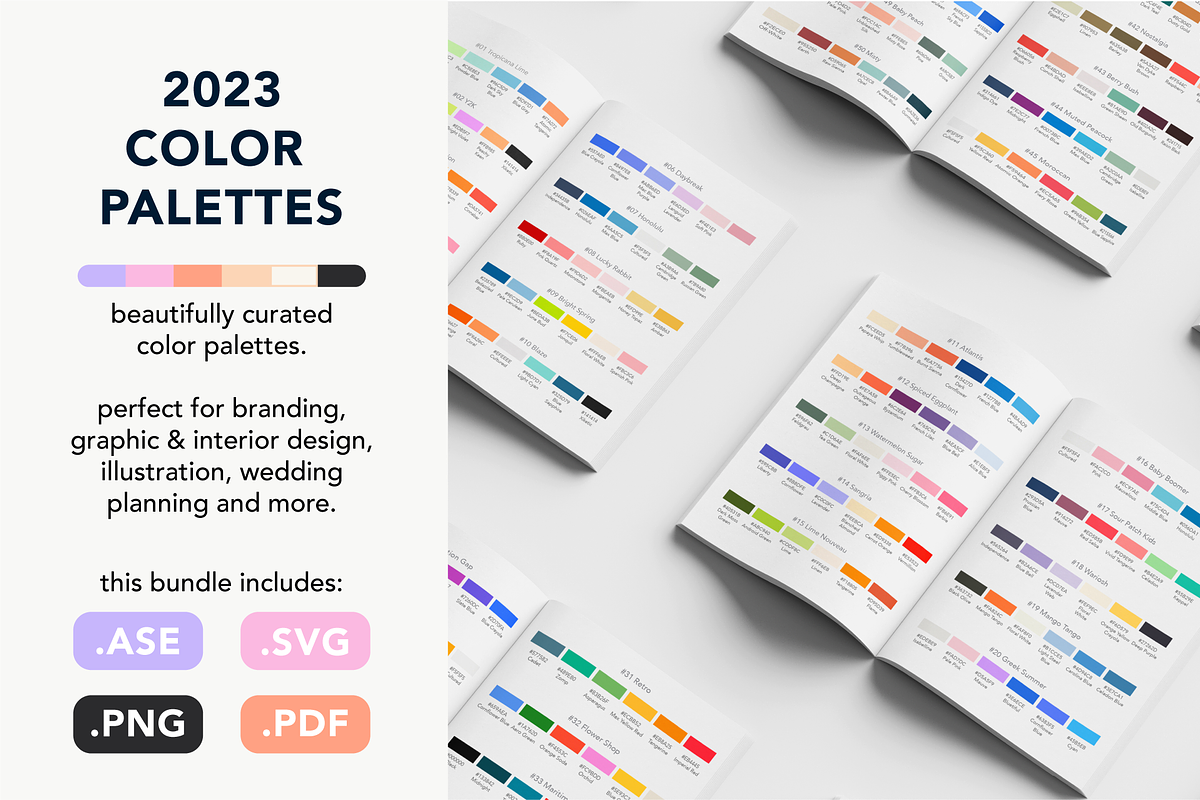 2023 Color Palettes, a Palette Add-On by Ellen Carty Design (Photo 1 of 12)