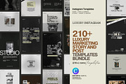 Canva Social Media Bundle, a Social Media Template by Prapti Design (Thumbnail 1 of 9)