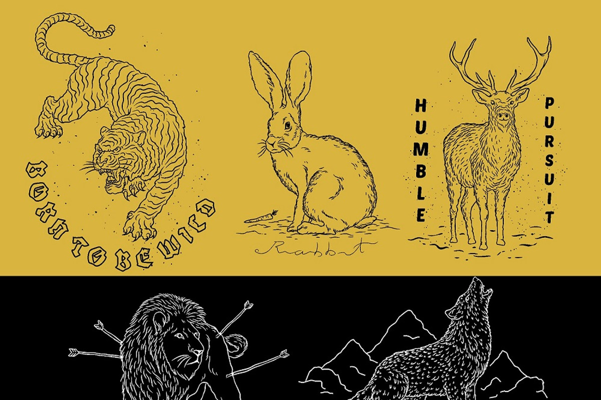 (LION,TIGER,DEER,RABBIT,WOLF) VECTOR, an Illustration by Ben studio (Photo 1 of 6)