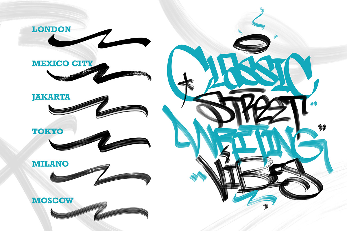 SALE! Chisel Marker Brush Pack, a Brush Add-On by Bakeroner (Photo 2 of 4)