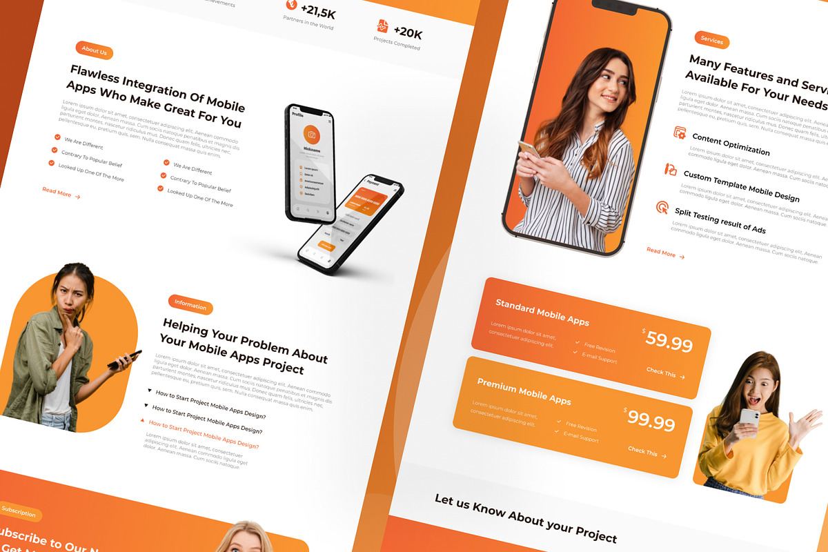 SAAS Modern - Bundling Landing Page, a Landing Page Template by Portocraft (Photo 8 of 12)