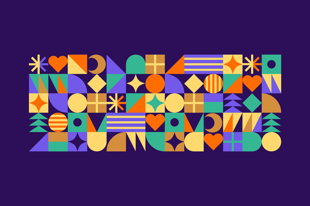 Geometric Pattern Compositions, a Decorative Illustration by Léo Alexandre (Photo 10 of 25)