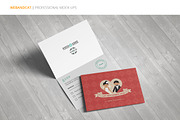 Invitation / Greeting Card Mock-Up, a Print Template by WebAndCat (Thumbnail 7 of 10)