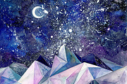 Watercolor Mountains illustration, a Texture Illustration by Librebird (Thumbnail 1 of 3)