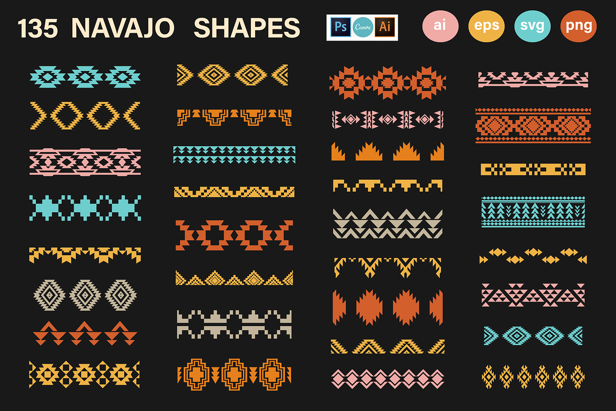 135 Navajo Shapes Atelier, an Object Graphic by Katrinelly (Photo 6 of 9)