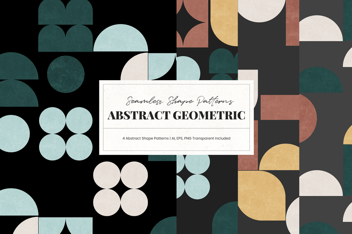 Abstract Geometric Shape Patterns, a Pattern Graphic by Promo Graphics (Photo 4 of 5)