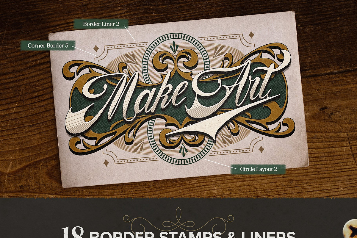 Vintage Lettering Brush Toolbox, a Brush Add-On by Nico-Ng (Photo 9 of 21)