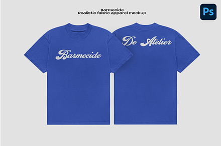 Regular-fit T-shirt mockup, a Shirt Mockup by Barmecide Mockup Studio