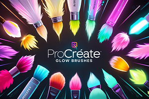 20 Procreate Glow Brushes