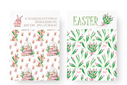 Easter watercolor set. Happy Easter!, an Illustration by SabinaWatercolorArt (Thumbnail 8 of 16)