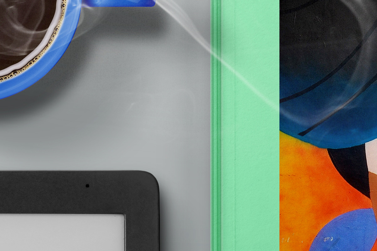 E-Book Reader Mockup Tablet Pro 12.9, a Mockup by Avelina Studio (Photo 2 of 2)