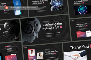 Futuristic AI Technology PPT, a Presentation Template by Antstheme