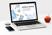 Mobile phone repair banner, a Technology Illustration by Good Studio (Thumbnail 4 of 4)