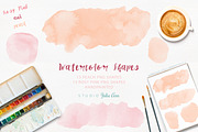 Watercolor Splotches Shapes, a Texture Graphic by Studio Julie Ann (Thumbnail 1 of 3)