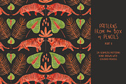Patterns from the box of pencils 2, a Pattern Graphic by Annakniaz (Thumbnail 1 of 10)