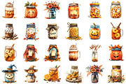Fall Masons Jars Clipart, an Illustration by Sublimation Artist (Thumbnail 2 of 6)