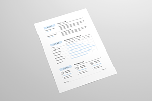 Resume MS Word & Indesign