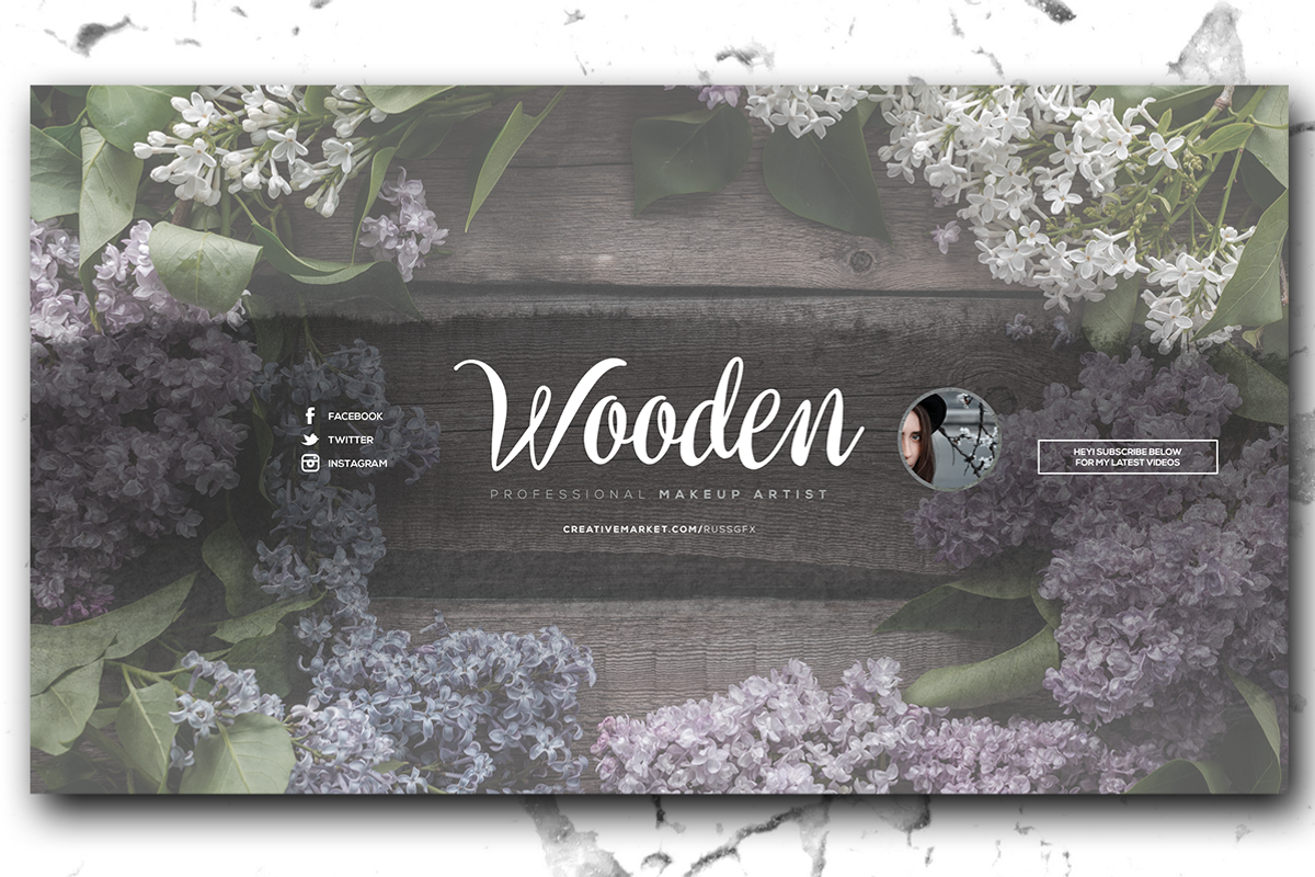 10 Youtube Channel Art Banners vol.4, a Social Media Template by RussGFX (Photo 14 of 17)